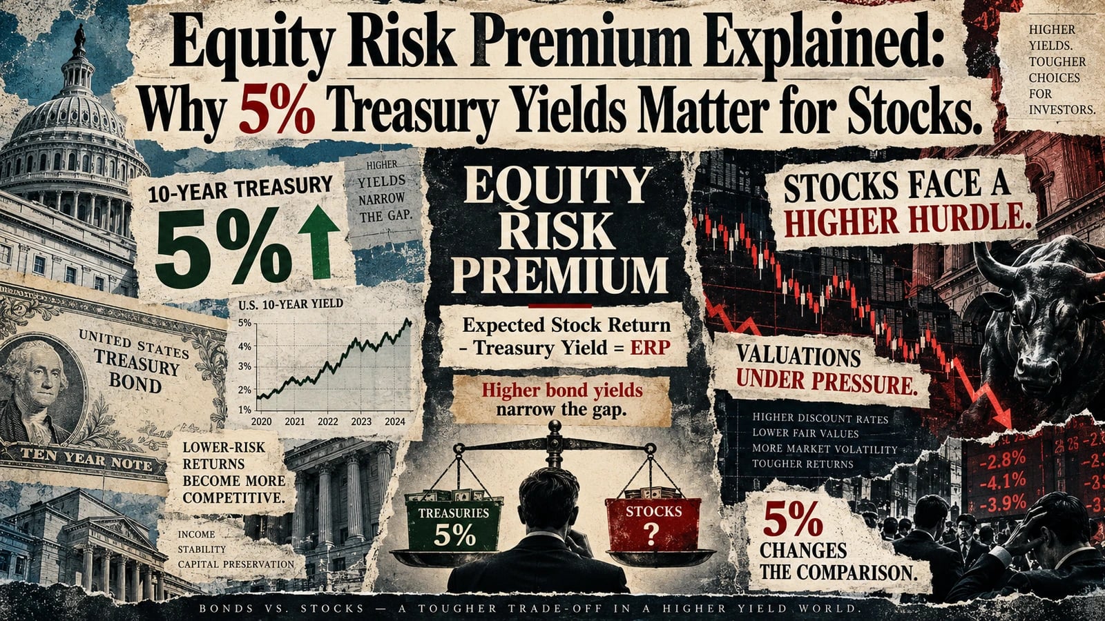 Equity Risk Premium Explained: Why 5% Treasury Yields Matter for Stocks