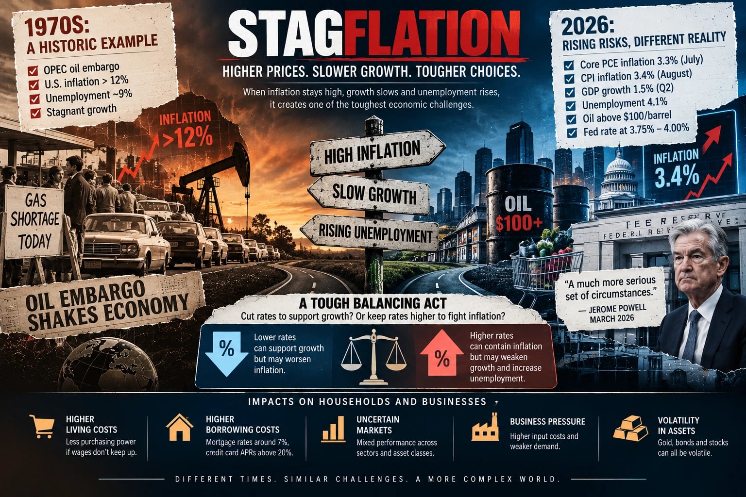 Stagflation Explained: Why High Inflation and Slow Growth Can Hit at the Same Time