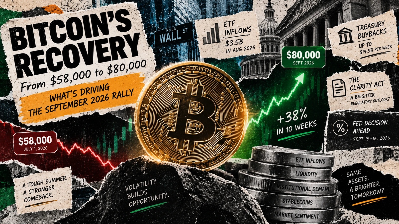 Bitcoin Recovery: From $58,000 to $80,000 in September 2026