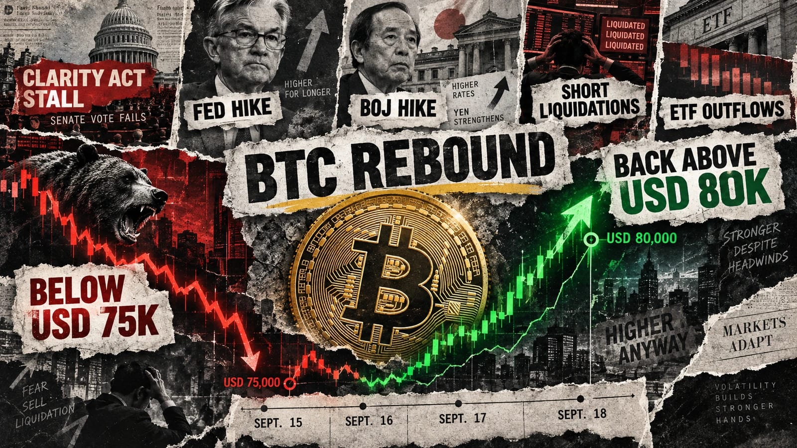Bitcoin Rebounds Above $80K After Falling Below $75K: What Drove the Move?