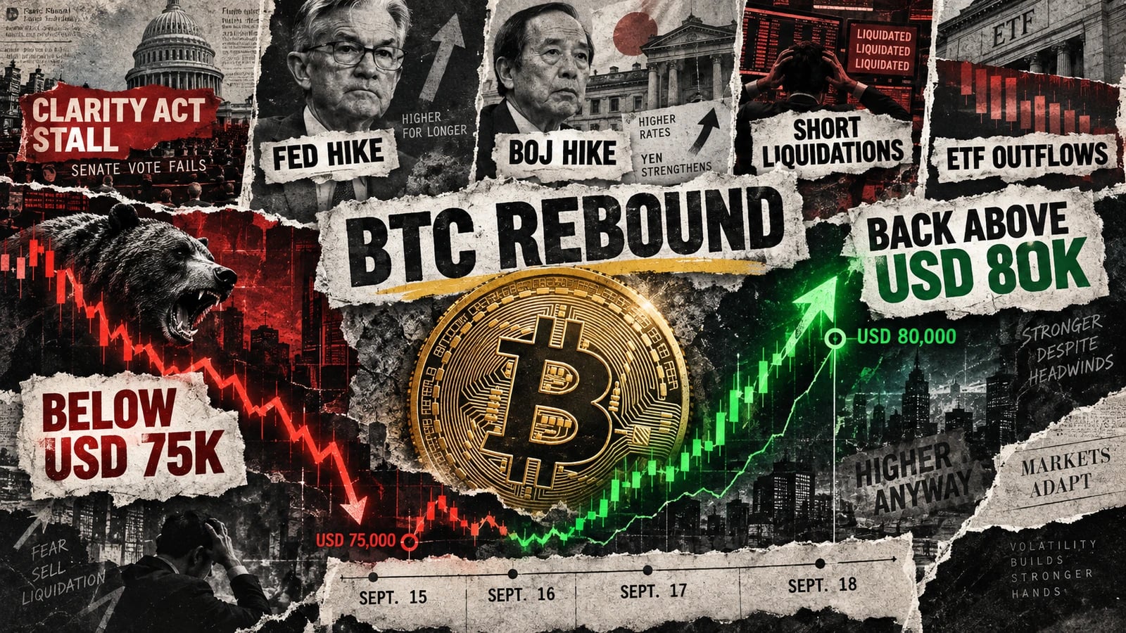 Bitcoin Rebounds Above $80K After Falling Below $75K: What Drove the Move?