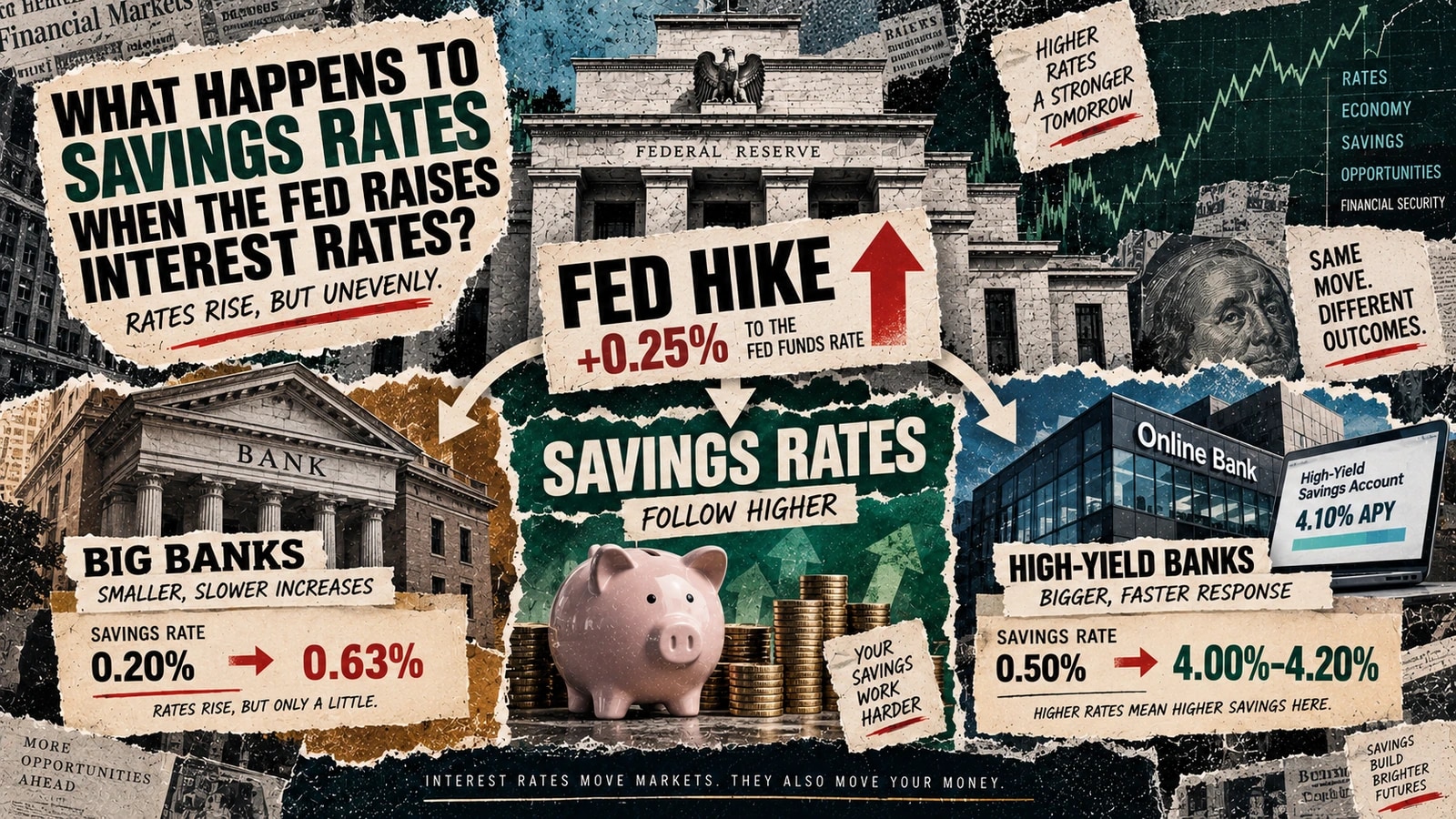 What Happens to Savings Rates When the Fed Raises Interest Rates?