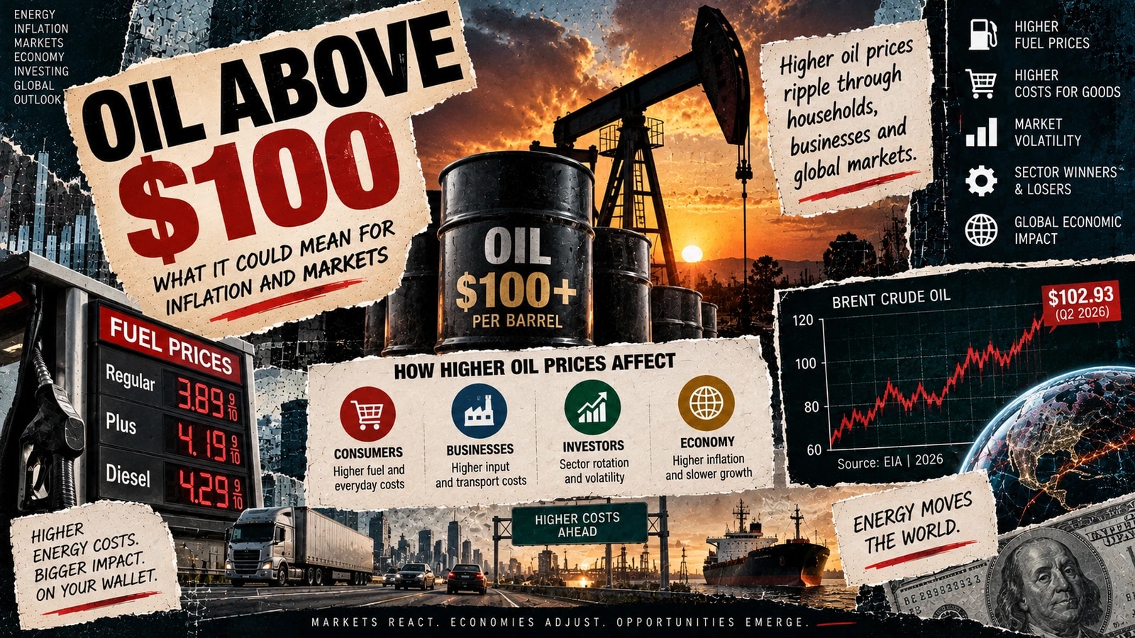 Oil Above 100 USD Inflation Pressures and Market Shifts