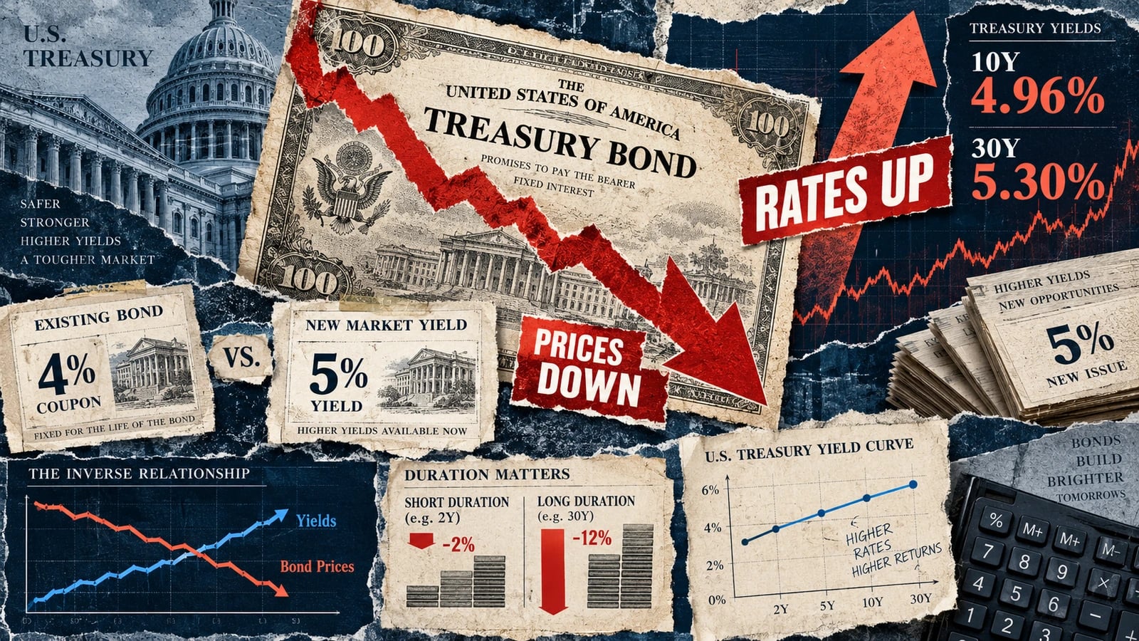 Why Bond Prices Fall When Interest Rates Rise: A Simple Guide to Bond Yields